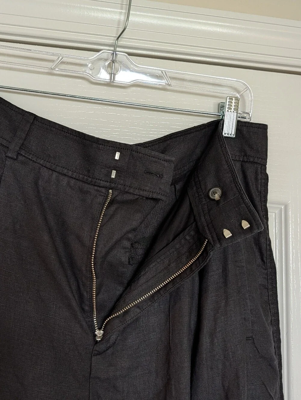 Everlane The Linen Way-High® Drape Pant BLACK
